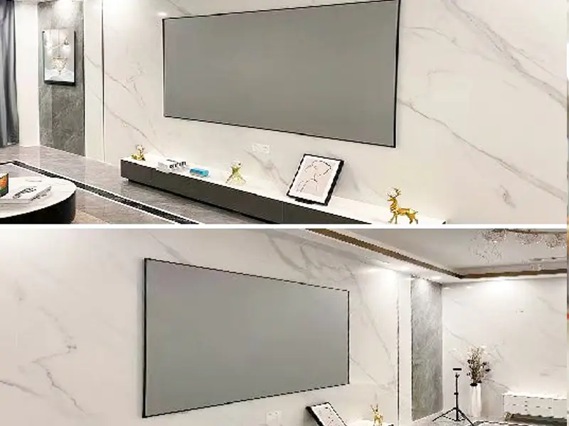 PVC tkanina za platno za filmove za projektore s prednje projekcije